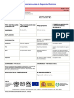 Fichas Internacionales de Seguridad Química: Ferroceno ICSC: 1512