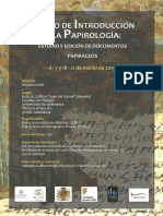 Curso Papirologia