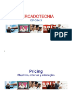 Sesión XII Pricing I