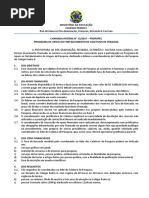 Chamada Interna Nº 01 - Credenciamento PRD