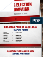 SPG Election Campaign
