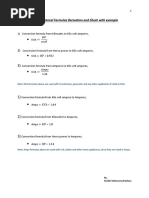 General Electrical Formulas