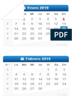 calendario 2019