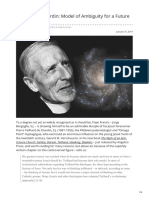 Teilhard de Chardin Model of Ambiguity For A Future Pope