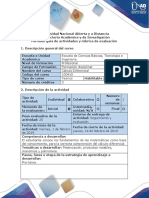 Guía de Actividades y Rúbrica de Evaluación - Pre-tarea