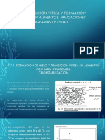 Transición Vítrea y Formación de Hielo en Alimentos