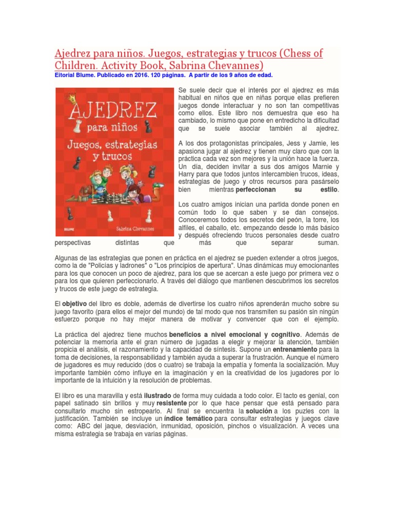 Xadrez Para Crianças (Em Portuguese do Brasil) : Sabrina Chevannes:  : Libri