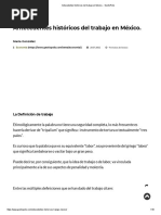 Antecedentes Históricos Del Trabajo en México
