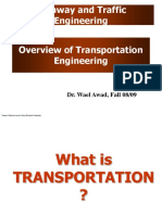 1 Introduction - Traffic and Highway Engineering