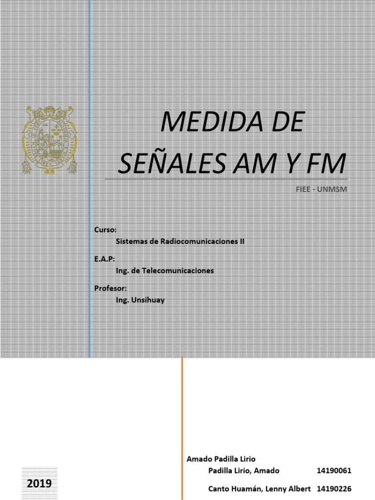 Am y FM Modulacion | PDF | Modulación de frecuencia | Modulación