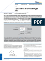 El-Faham, A., & Albericio, F. (2010). COMU. a Third Generation of Uronium-type Coupling Reagents. Journal of Peptide Science, 16(1), 6–9.