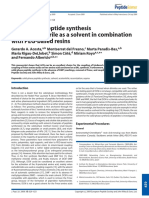 Acosta, G. A.,  Albericio, F. (2009). Solid-phase peptide synthesis using acetonitrile as a solvent in combination with PEG-based resins. Journal of Peptide Science, 15(10), 629–633..pdf