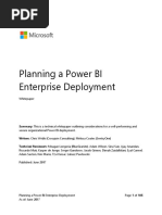 Planning A Power BI Enterprise Deployment