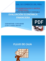 Evaluación Económica Financiera Flujo de Caja