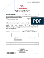 Surat Pernyataan Dana Investasi PRUlink Rupiah Equity Fund Plus