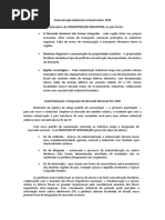 Concentração Industrial No Brasil Ate 1929