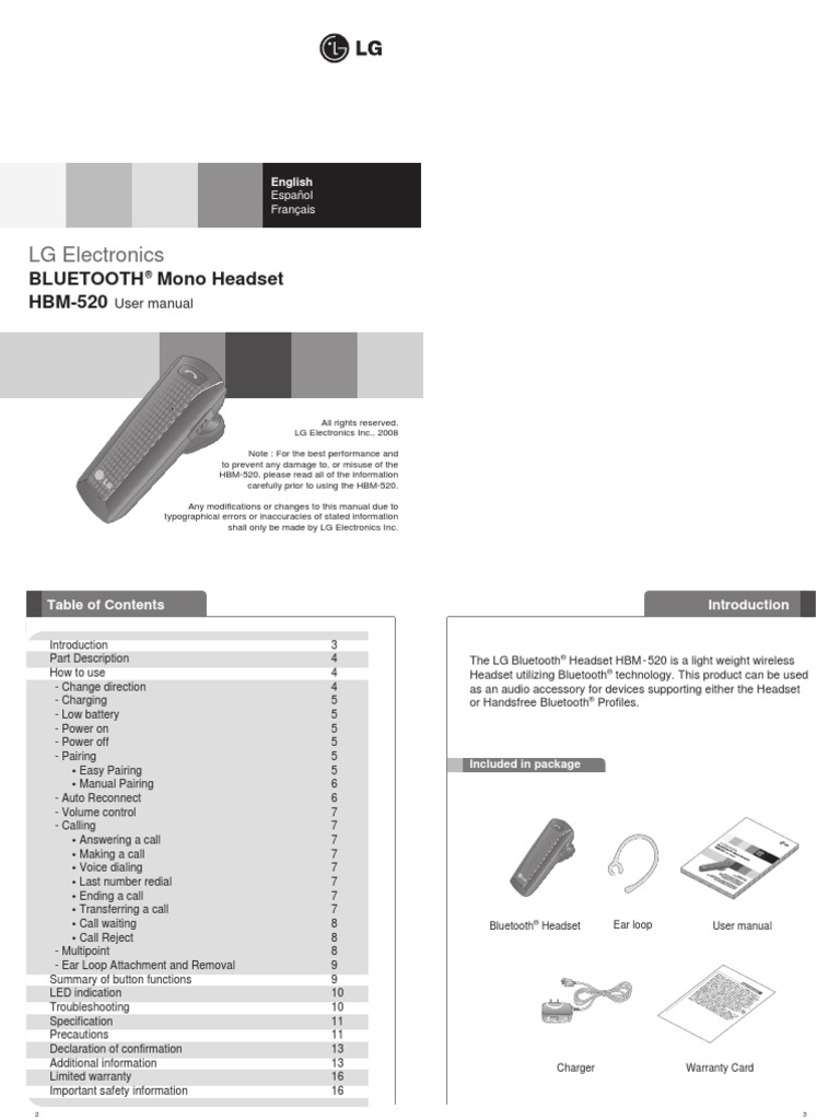 LG Instructions PDF | PDF | Transmitter | Implied Warranty