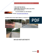 Road Trencing Guidlines For Pune City