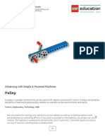 Pulley - Simple and Powered Machines - Lesson Plans