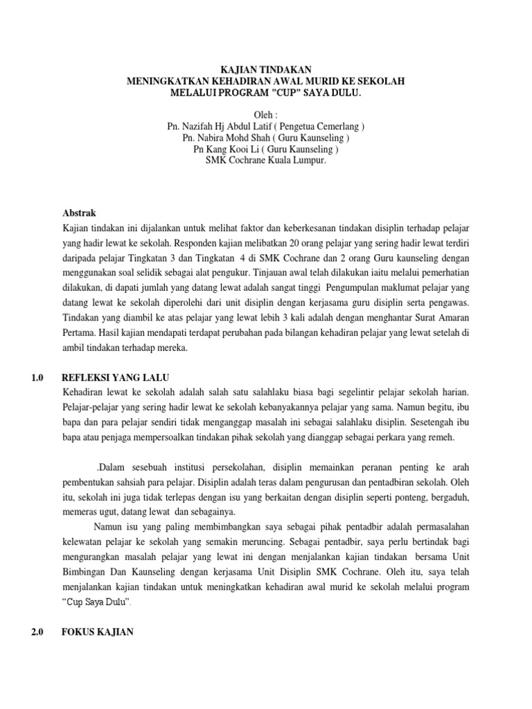 Kajian Tindakan Pdf