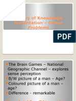 Theory of Knowledge Presentation - Colour: Problems