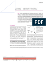 Anticoagulants – utilisation pratique