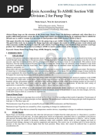Design by Analysis According To ASME Section VIII Division 2 For Pump Trap