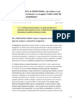 Cuvantul-Ortodox - ro-NERECUNOSTINTA SI OPORTUNISM Cat Iubim Si Cat Ne Amagim Cu Inchipuiri Si Surogate PANA CAND NE VA MAI PDF