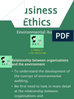 Business Ethics: Environmental Audit