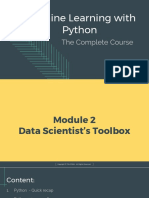 Machine Learning With Python: The Complete Course