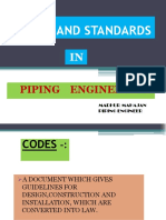 Codes and Standards: Piping Engineering