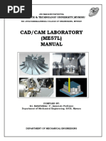 CAD CAM Laboratory Manual