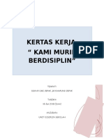 Kertas Kerja Kami Murid Disiplin