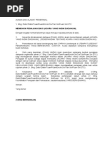 Surat Jemputan VIP Untuk Perasmian