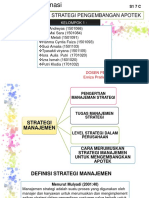 Manajemen Strategi Pengembangan Apotek Kelompok 1