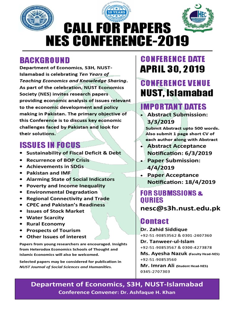 NES Conference 2019: Call for Papers | PDF | Academic Publishing ...