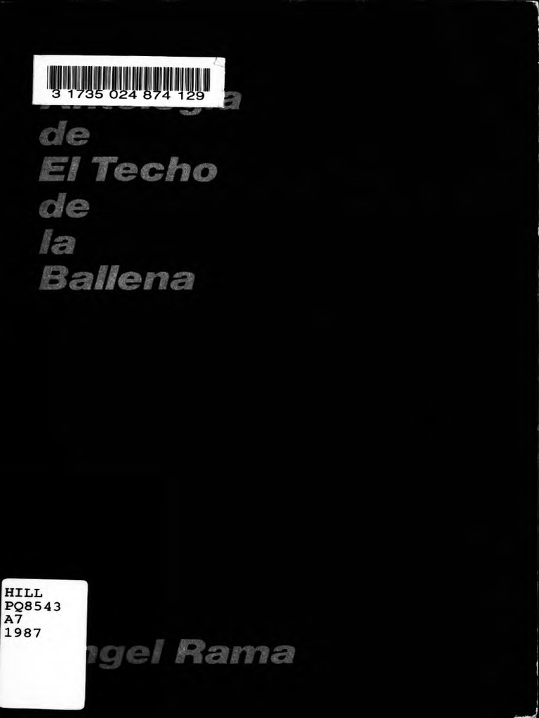 El Techo de La Ballena Antología Angel Rama PDF Vanguardia