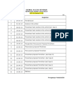 Jadwal Kuliah Seminar '18 Off B New