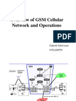 Overview of GSM Cellular Network and Operations: Ganesh Srinivasan NTLGSPTN