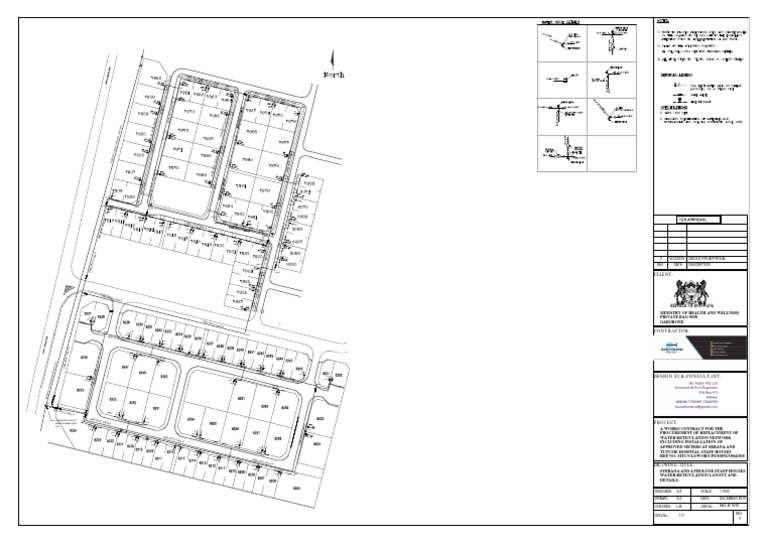 02 Sybrana & Atholone - 11 Water Reticulation Layout & Details | PDF