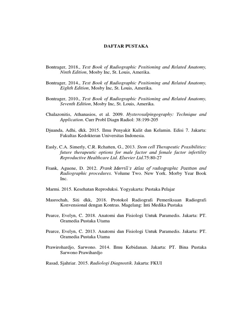 Daftar Pustaka | PDF