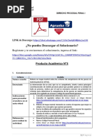 Producto académico N°3 - DERECHO PROCESAL PENAL I