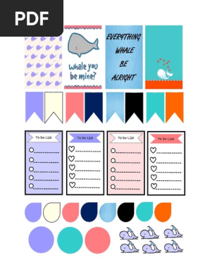Whale Themed Printable