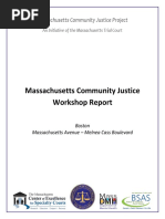 Massachusetts Community Justice Workshop Report 2017