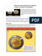 Cómo Comprobar Monedas de 5 Soles