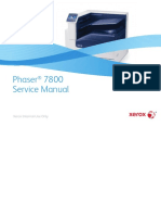 Xerox Phaser-7800 Service Manual
