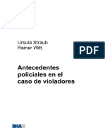 Antecedentes Policiales en El Caso de Violadores