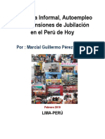 Economía Informal Autoempleo y las Pensiones de Jubilación en el Perú de Hoy