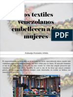 Atahualpa Fernández Arbulu - Los Textiles Venezolanos Embellecen a Las Mujeres