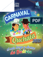 Agenda Del Carnaval 2019 en Cochabamba